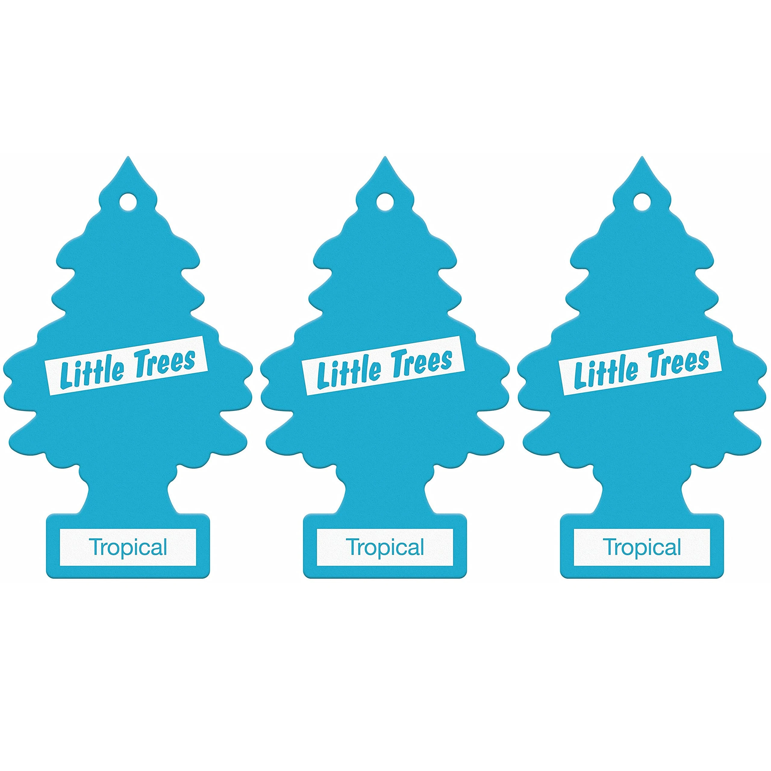 LITTLE TREES Air Freshener, Tropical, 3 Pack