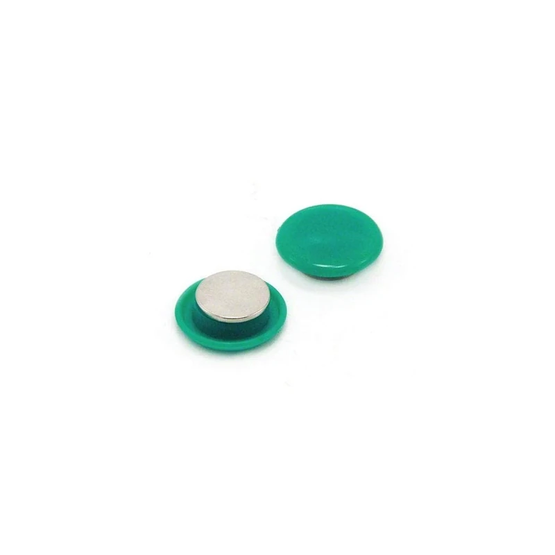 High Power Green Planning Office Magnets for Fridge, Whiteboard, Noticeboard, Filing Cabinet - 30mm dia x 11mm high - Pack of 120