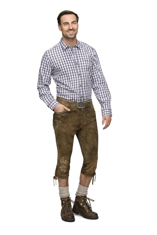 Stockerpoint Men's Hose Sigmar3 Lederhosen, Brown (Havana Havanna), 26 (Size: 52) - Image 1