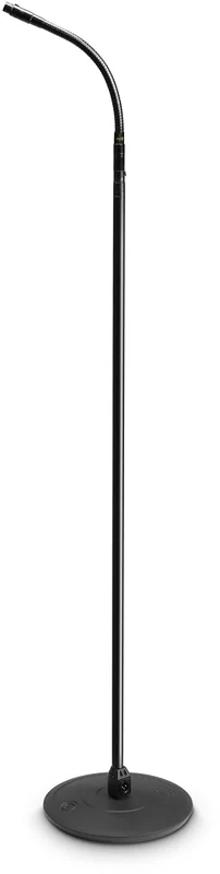 Gravity MS 23 XLR B - Microphone Stand with XLR Connector and Gooseneck