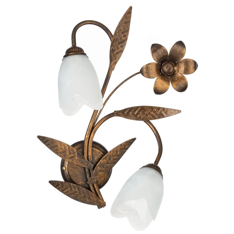 Onli Wall Light/Wall Lamp 2 Lights Sonia, Brown and White