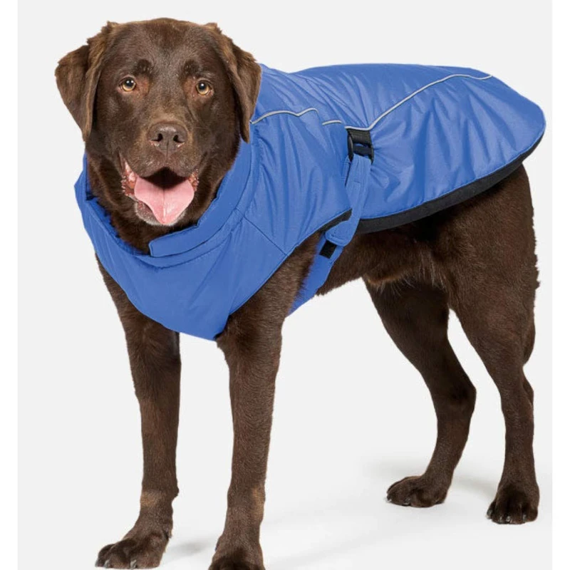 Danish Design Blue Sports Luxe Dog Coat - 75cm (30")