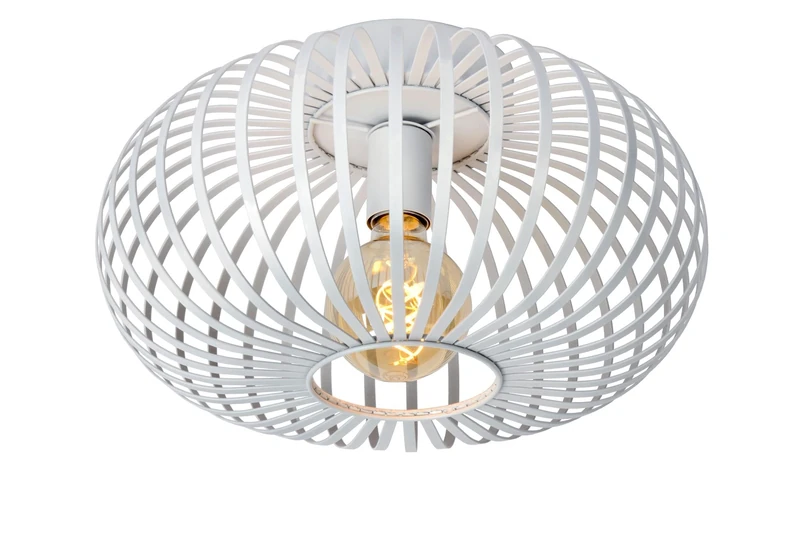 LUCIDE Manuela - Flush Ceiling Light - Ø 39,5 cm - 1xE27 - White