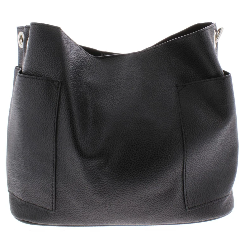 Steve Madden Women's Boho Bucket Hobo Bag, Black, One Size