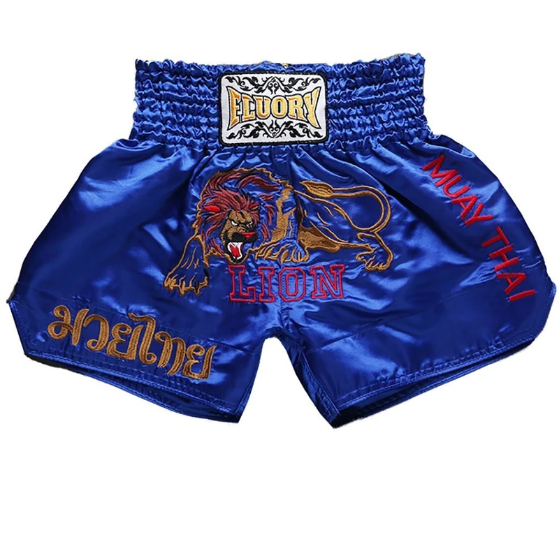 FLUORY Muay Thai Fight Shorts - MMA Training Clothing for Martial Arts, Kickboxing & Grappling