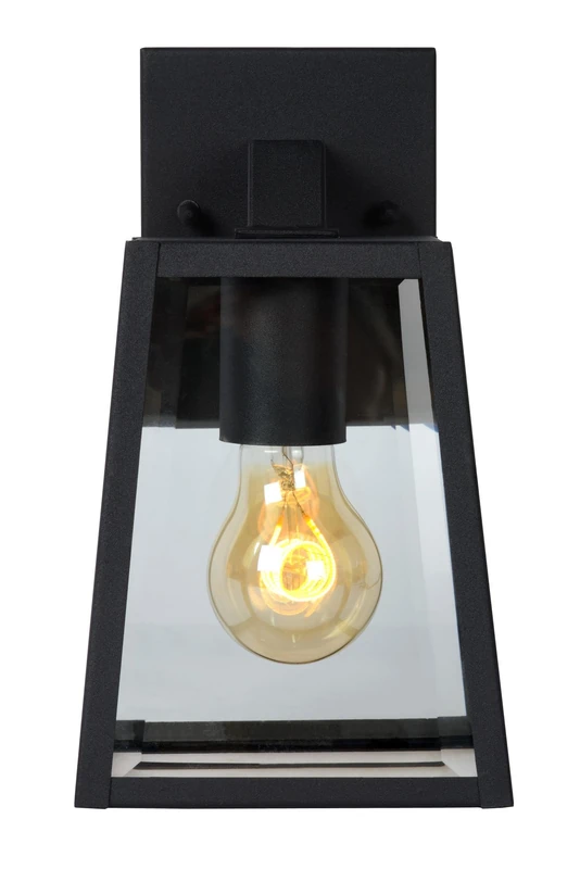 LUCIDE MATSLOT - Wall Light Indoor/Outdoor - 1xE27 - IP23 - Black