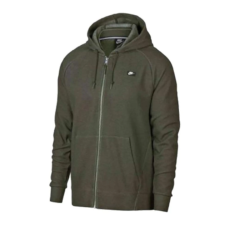 NIKE Men M Nsw Optic Hoodie Fz Sweatshirt - Sequoia/Heather, 2X-Large