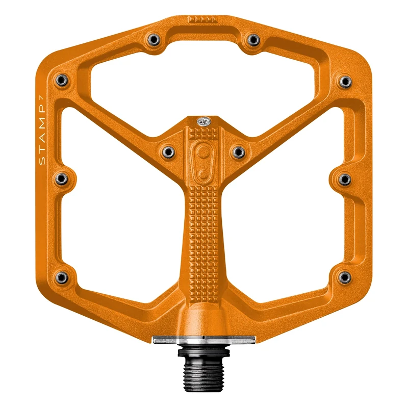 Crankbrothers Stamp-7 Pedals - Large, Orange