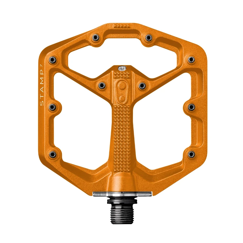 Crankbrothers Stamp-7 Pedals - Small, Orange