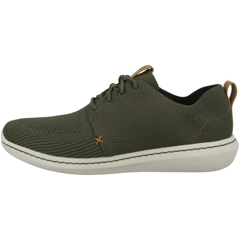 Clarks Men's Step Urban Mix Sneaker, Green Khaki, 6 UK
