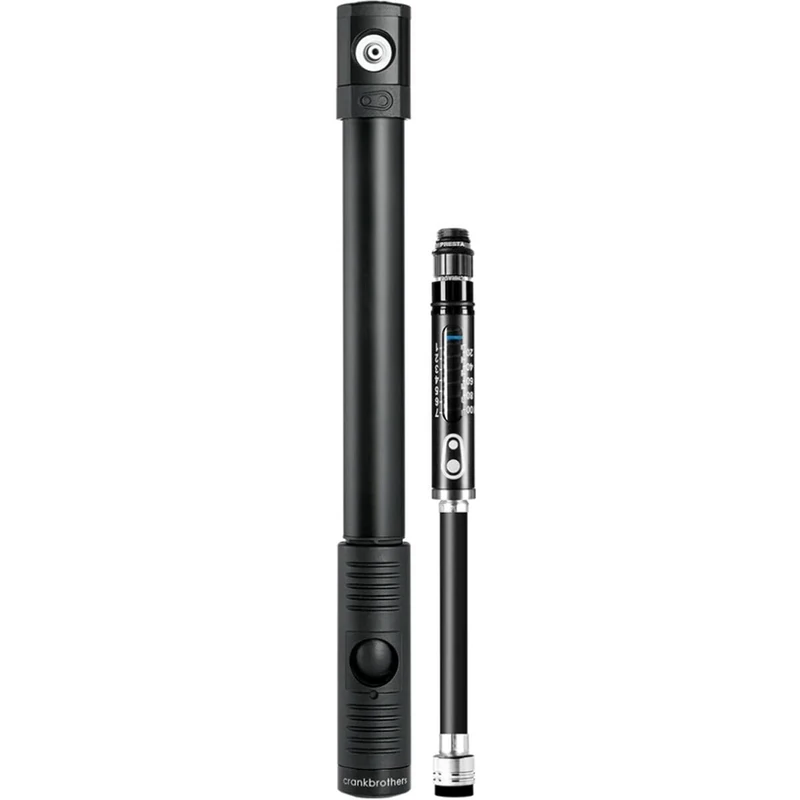 Crankbrothers Handpumpe Klic HP Analog Inkl. Halterung, Schwarz, 16263CB
