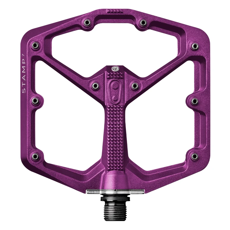 Crankbrothers Stamp-7 Pedals - Large, Purple