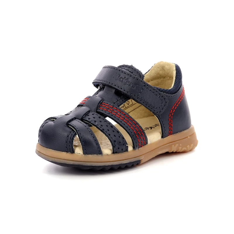 Kickers Platiback, Baby Boys’ Slippers, Blue (Marine 10), 3 UK (20 EU) - Image 1