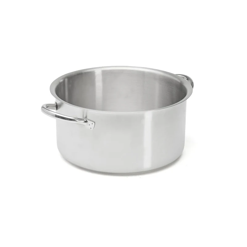 De Buyer - Saucepan Without lid Made of Stainless Steel, Diameter 28 cm, Silver