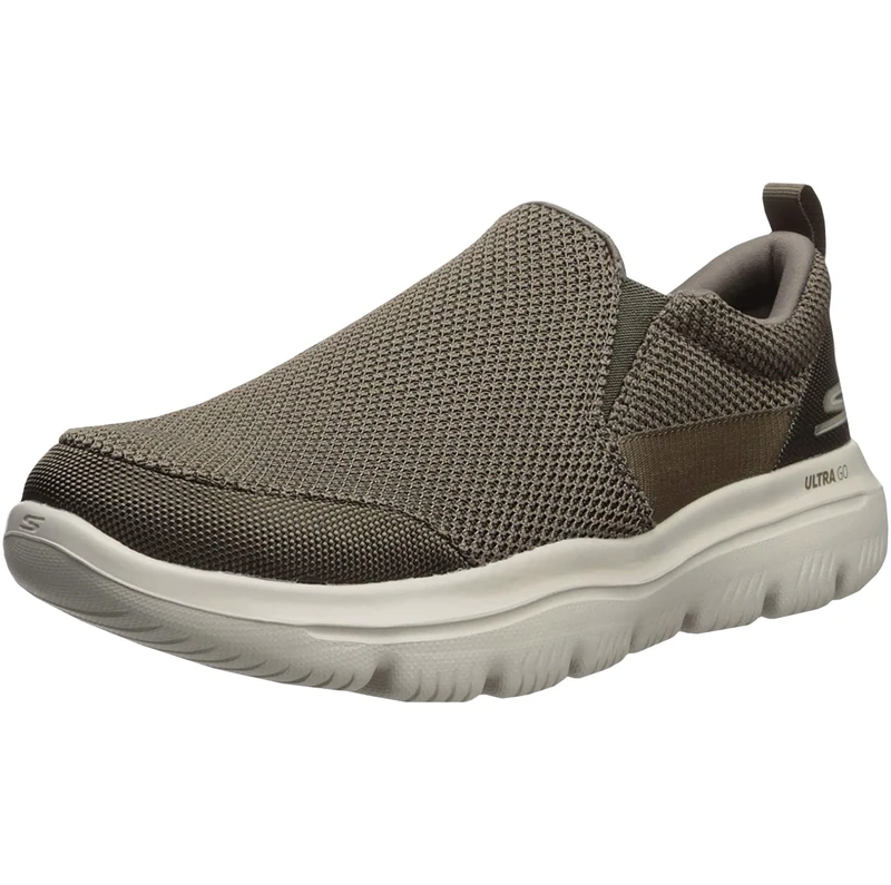 Skechers Men's Go Walk Evolution Ultra-Impeccable Sneaker, Khaki, 11.5