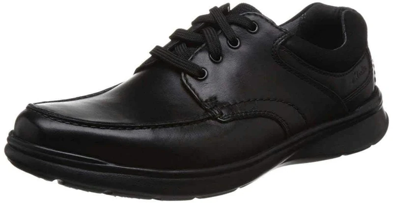 Clarks Mens Cotrell Edge, Black, 12 UK