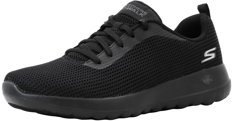 Skechers Gowalk Joy Upturn Lace-Up Trainer 315 822 - Black Size 8 UK - Image 1
