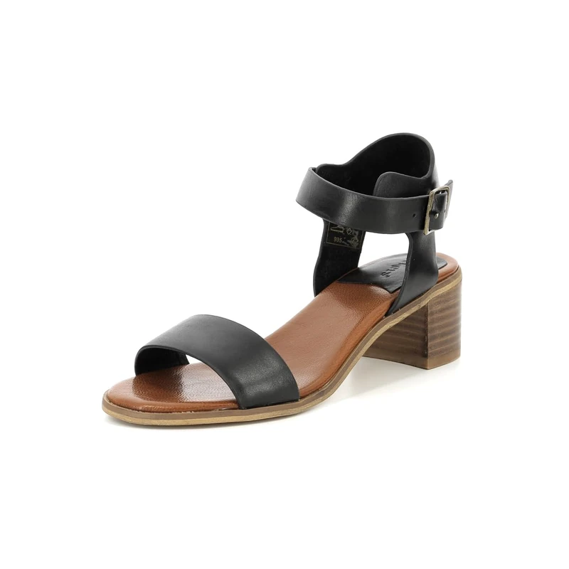 Kickers Women's Volou Open Toe Sandals, Black Noir 82, 3.5 UK