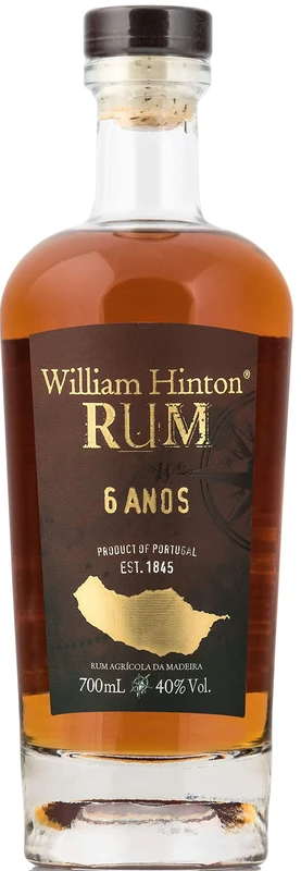 William Hinton 6 Years Rum, 70 cl, RUMH1008NS