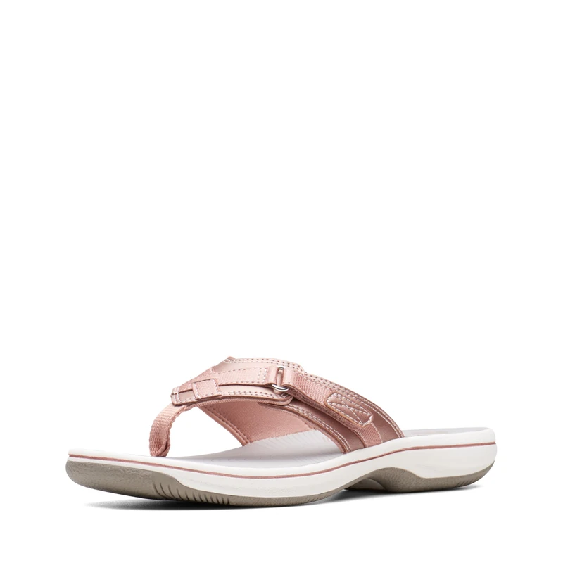 Clarks Women's 26142610 Flip-Flop, Rose Gold, 7.5 UK
