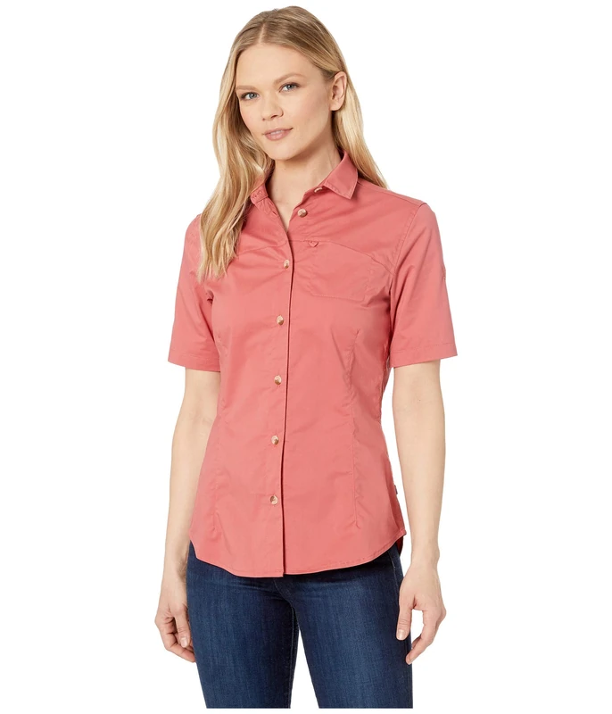 FJALLRAVEN F89846-307 High Coast Stretch Shirt SS W Dahlia XS