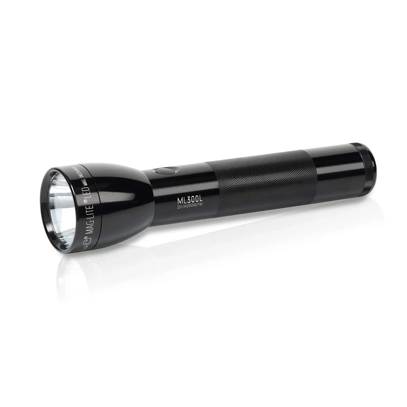 MagLite ML300L LED 2D Torch Black Outdoor Pack with Rod Attachment White