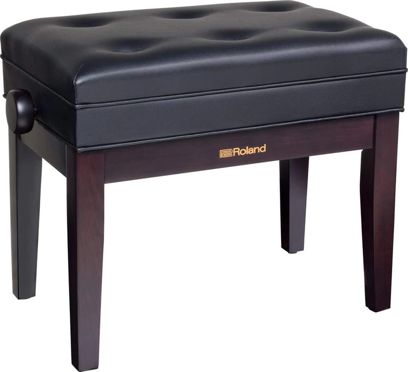 ROLAND,1 Piano Bench In Rosewood with Cushioned Vinyl Seat - Rpb-400Rw