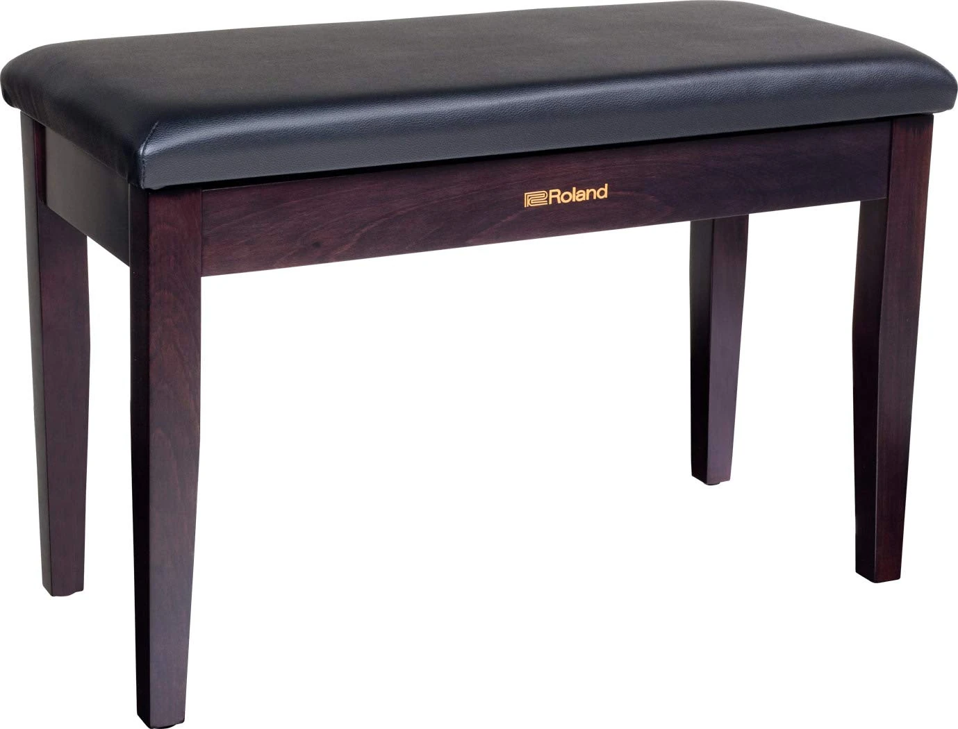 ROLAND,1 Duet Size Piano Bench In Rosewood with Vinyl Seat And Music Compartment - Rpb-D100Rw