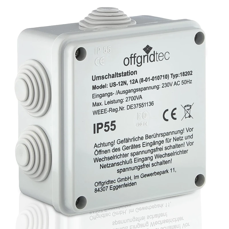 Switch Station for Power Priority Switch Ups Control WT US230/12 - Image 1