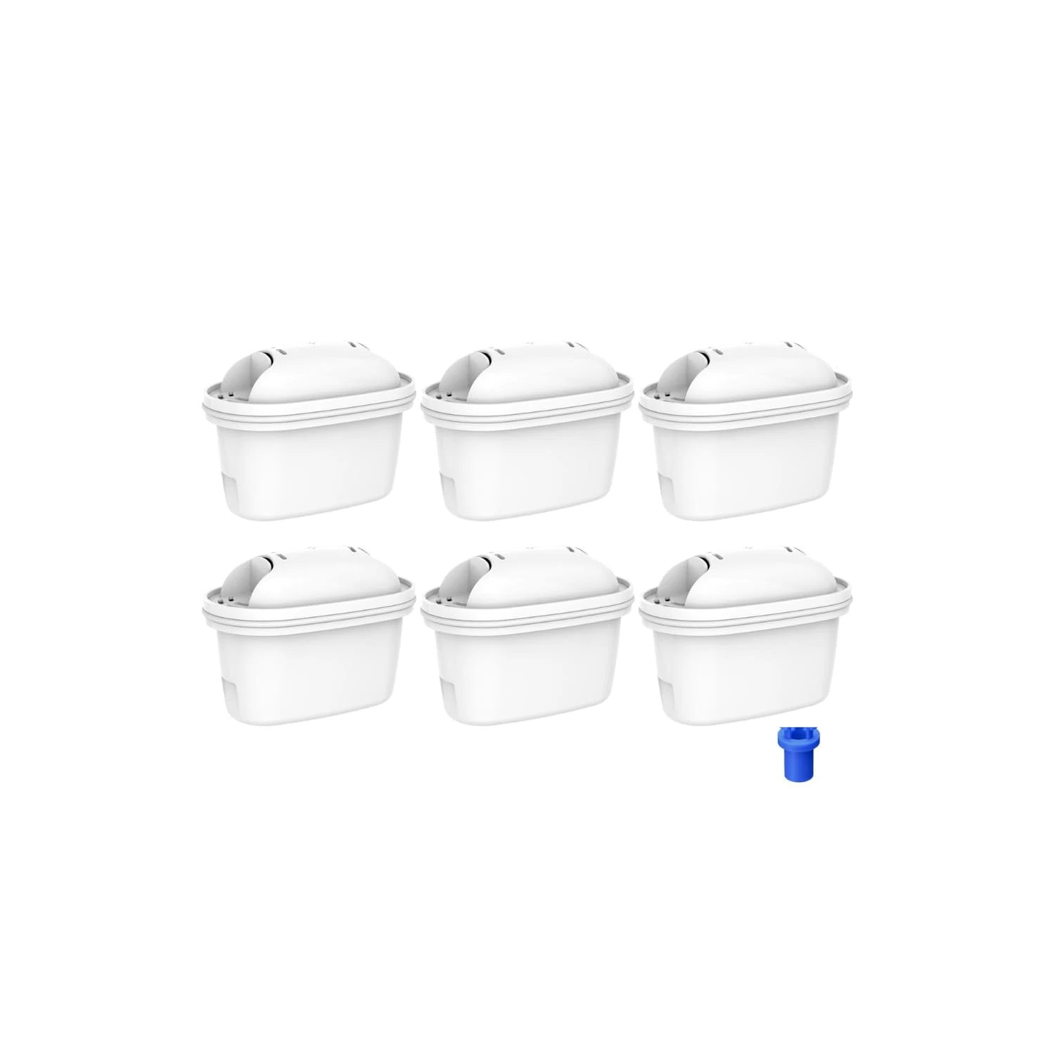 Waterdrop Water Filter Cartridges, Replacement for Brita® Maxtra+® Plus, Maxtra Pro® All-in-1, Compatible with Brita® Marella® Jug and Kettle, Reduce PFAS, PFOA/PFOS, TÜV SÜD, NSF Certified (6)