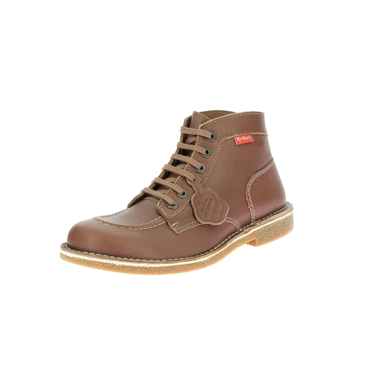 Kickers Kickstoner, Men's Derby Lace-Up Shoes, Brown Camel Sem Miel Perm 114, 9 UK - Image 1