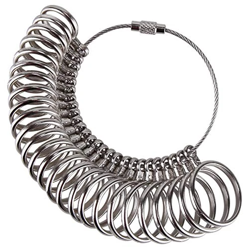 Meowoo Ring Sizer UK Measurement Scales Kit Tools for Measuring Rings Diameters