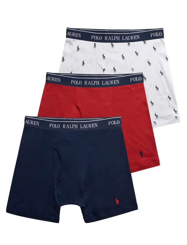 POLO RALPH LAUREN Classic Cotton Boxer Brief 3-Pack