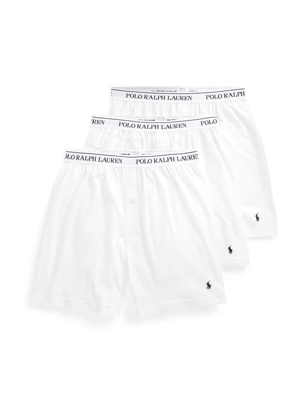Polo Ralph Lauren Classic Cotton Knit Boxer 3-Pack