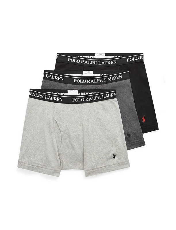 POLO RALPH LAUREN Classic Cotton Boxer Brief 3-Pack