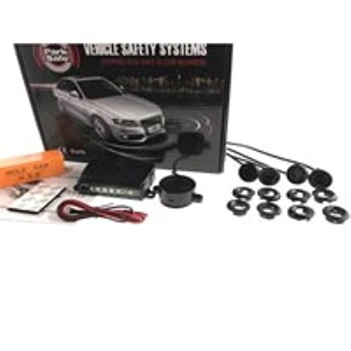 ParkSafe PS746BUZZ Front Parking Sensor Kit 4 Eye Gloss Black Audible Buzzer