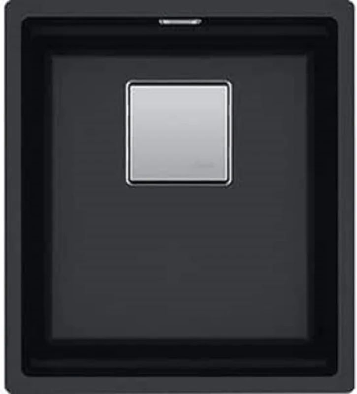 Franke Kubus 2 KNG 110 – 37 – Kitchen Sink Kitchen Sink, Rectangular, Fragranite, Black, 1 Breast, Rectangular) - Image 1