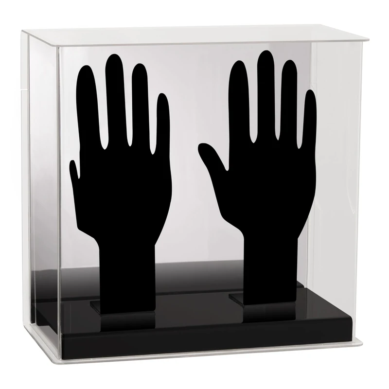 Franklin Sports Official Batting Glove Display Case - Baseball - Softball - Plexiglass - Mirrored Display- Autograph Display - Image 1