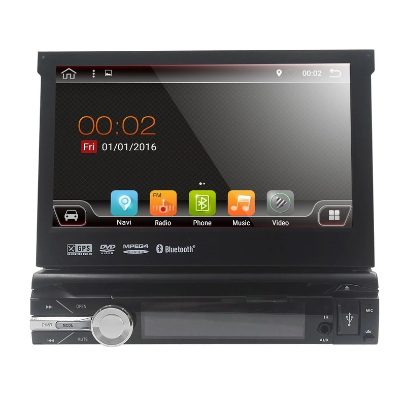 Hizpo 7 Inch Android 8.1 Car Stereo - Bluetooth GPS Radio - Image 1