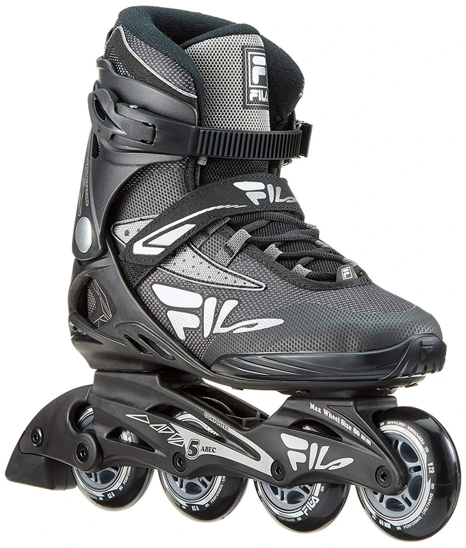 FILA SKATES 010619120 LEGACY COMP Inline skate Men's BLACK/GREY Size 6 - Image 1
