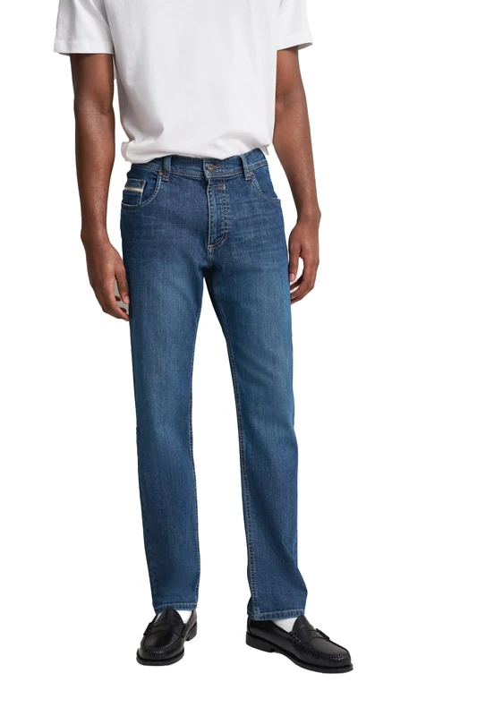 bugatti Men's Trousers, Blue, 35 W/36 L