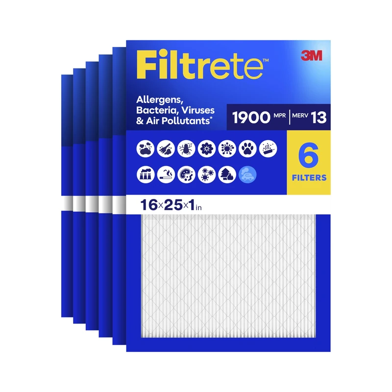Filtrete 16x25x1 HVAC Air Filter - MPR 1900 6-Pack