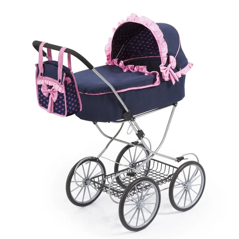 CLAUDIO REIG - Claudio Dolls Pram, Blue, 89 cm (REA12151)