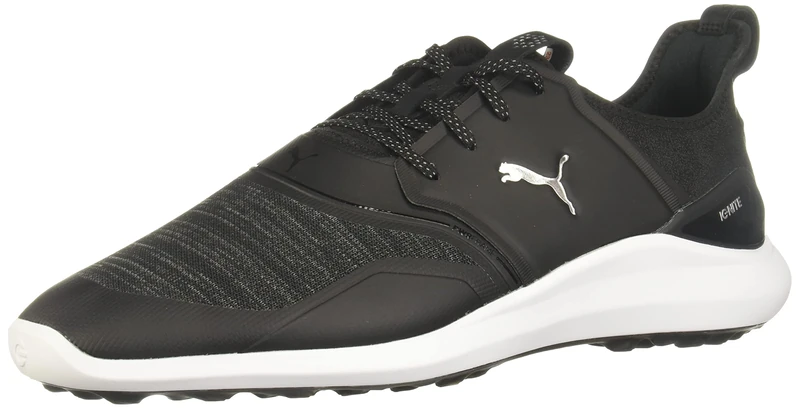 pumagolf Men's Ignite Nxt Lace Golf Shoe, Puma Black-Puma Silver-Puma White, 9.5 UK