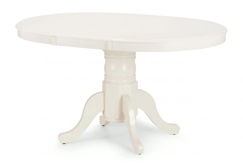 Julian Bowen Ivory Wood Stanmore Extending Dining Table