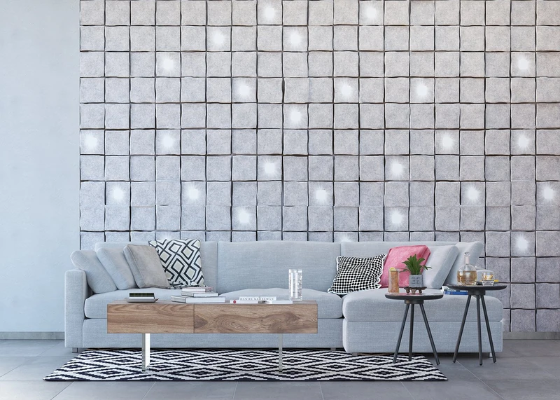 AG Design Light in Stones Giant Wall Poster, Non Woven, Multi-Colour, 360 x 270 cm