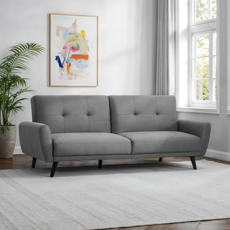 Julian Bowen Grey Fabric Monza Sofabed