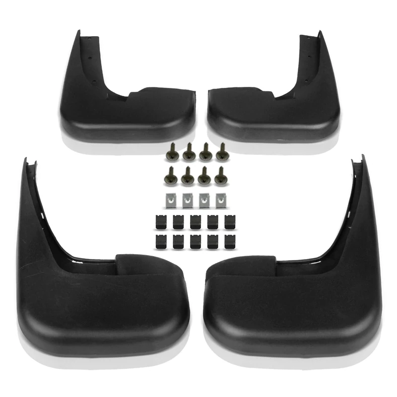 Frankberg 4x Mud Flaps Front Rear Left and Right Compatible with W639 Viano MPV Vito Bus 2011-2014 B66580000
