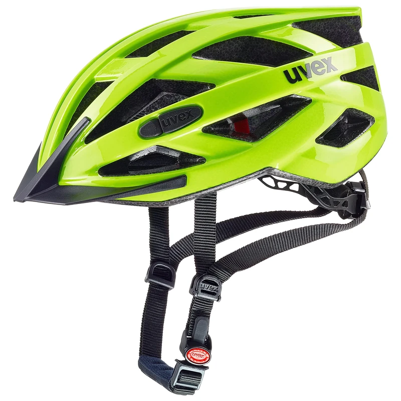 uvex i-vo 3D - lightweight all-round helmet for women and men - individually adjustable fit - expandable with LED light - neon yellow - 52-57 cm