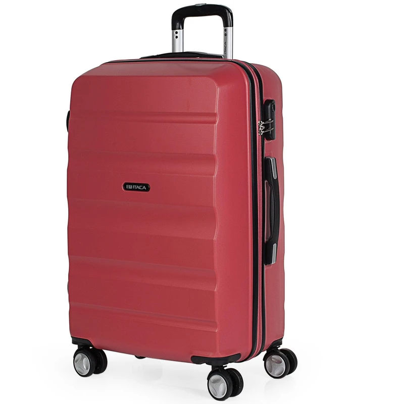 Itaca Elba Suitcase 66 Centimeters 64 Red (Coral)